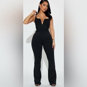 Misty Bandage Jumpsuit - Black